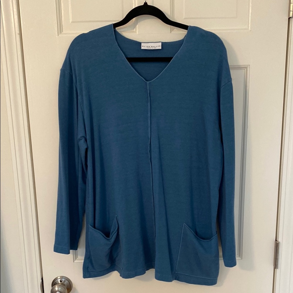Bryn Walker Oversized V-Neck Top M